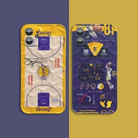 Европа и Соединенные Штаты Naruko Cobo 11pro Max Case Case Apple 11 Camera Full 12 защитная обложка iPhoneXr Lakers NBA Basketball Team Чемпион 12 минии мужской бренд 8P прилив XSMax