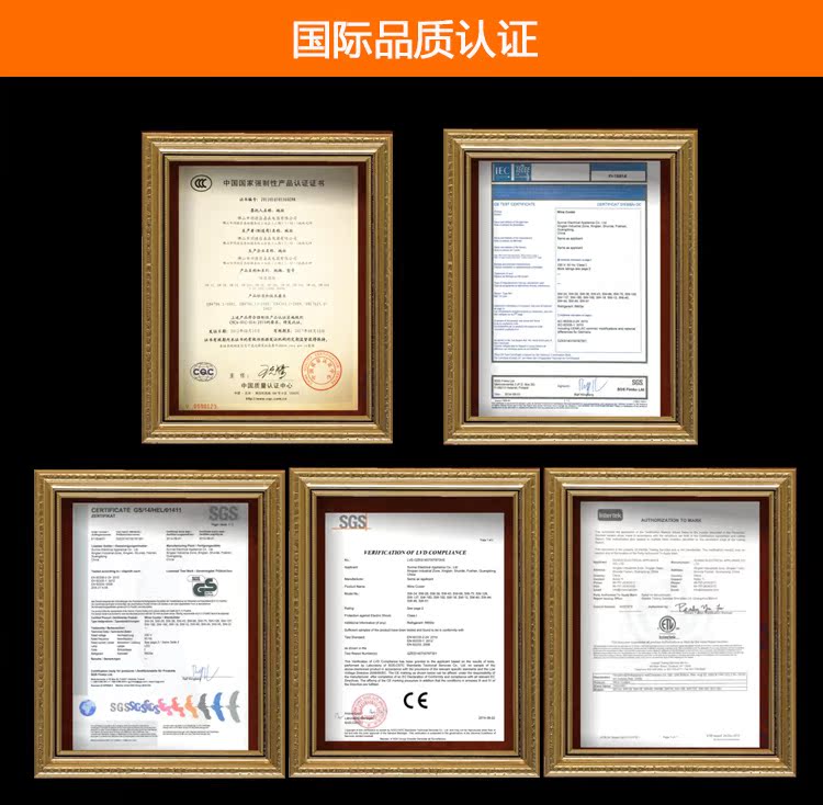 tủ rượu gỗ hương Viyonic SW-24 máy nén nhiệt rượu vang tủ lạnh rượu vang thanh đá đôi nhiệt độ vùng tủ rượu nhỏ - Tủ rượu vang tủ đựng rượu vang