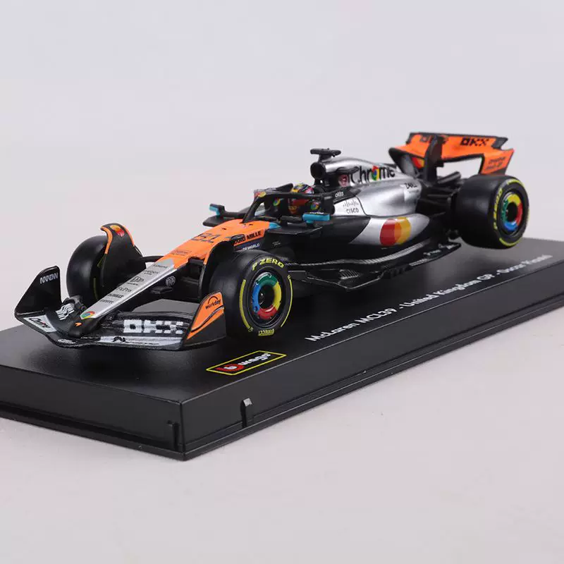 Модель гоночной машины из металла, 1:43 2025 McKay MCL39 Гран-при Великобритании F1, имитация