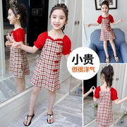 Han Girls ăn mặc cổ váy siêu cổ tích Tang váy trẻ em 2020 mới nước ngoài kiểu váy sườn xám Trung Quốc gió mùa hè váy.