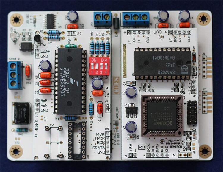 [USD 45.36] TDA1540 Driver Board supports 256FS 384Fs I2S input ...