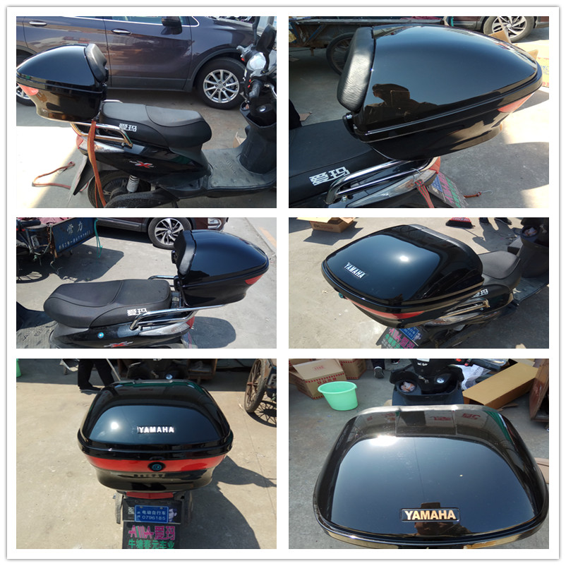 Áp dụng cho xe máy tay ga xe máy Yamaha | Fast Eagle Lingying thùng đuôi lớn thùng cốp sau xe máy