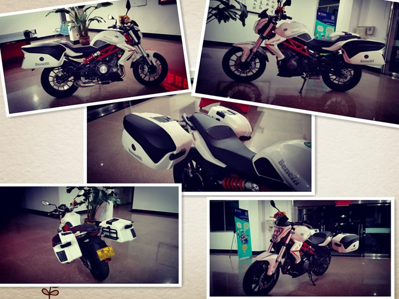 Hộp phụ xe máy phù hợp cho hộp đầu máy xe máy Huanglong 300 hộp treo xe điện để đặt mũ bảo hiểm đầy đủ - Xe gắn máy phía sau hộp