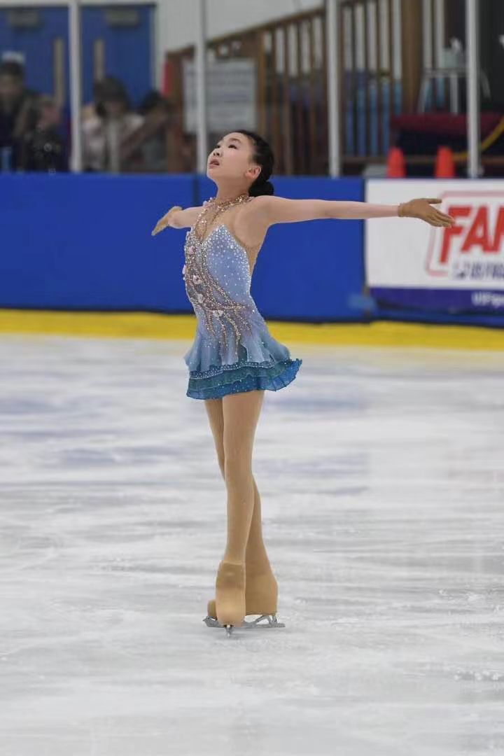 Ice Dance Elves Children's Figure Skating Costumes Adult Skating Costumes D196