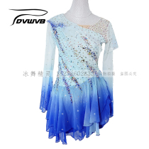 Ice dance elves custom figure skating costume figure skating performance clothes children adult womens skirt s619