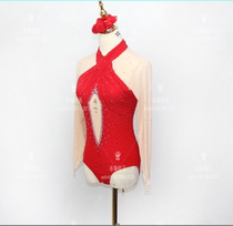 Ice dance genie customized figure skating clothing figure skating performance Childrens adult female dress D241