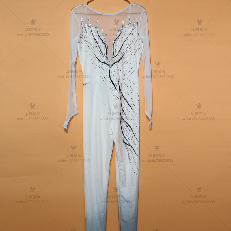 Ice Dance Elves Child Figure Skating Show Adult Surface Skating Costume D339