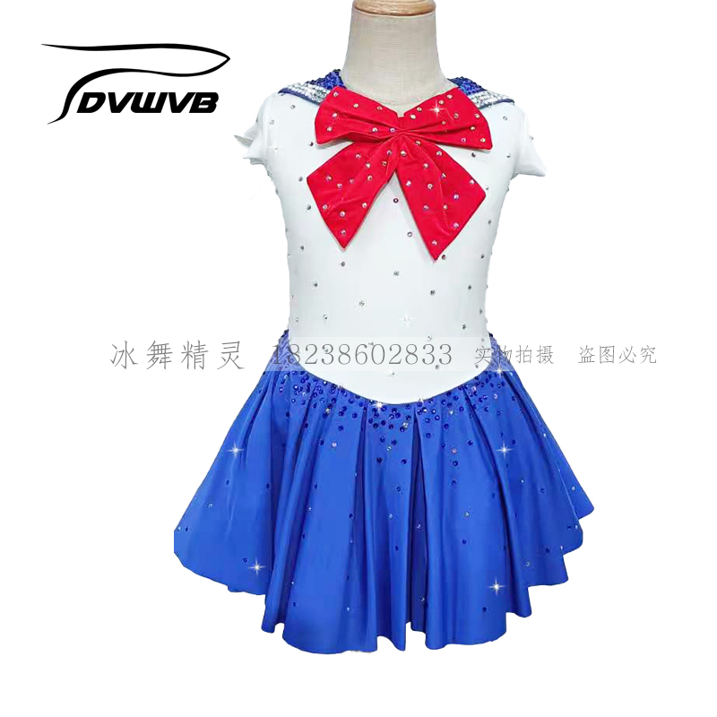 Ice Dance Elves Customized Figure Skating Clothes Figure Skating Show for Children's Adult Girl D199