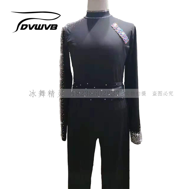 Ice Dance Elf Custom Figure Skating Clothing Men's Performance Examination Clothes Tops Men's Suit Examination