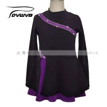 Ice dance elves custom figure skating costume figure skating performance clothes children adult womens dress D614