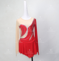 Ice dance elves childrens figure skating costumes adult performance clothes skating skates D289