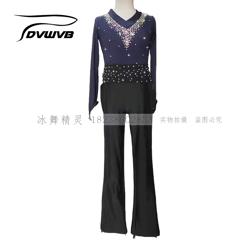 Ice Dance Elf Custom Figure Skating Costumes Men's Figure Skating Performance Costumes Children's Adult Men's Styles s620