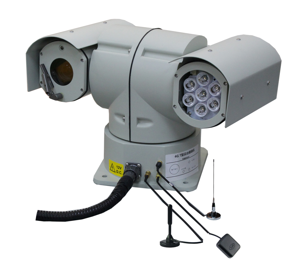 4G HD Vehicle PTZ Camera 4G Wireless Transmission Roof Rotating Gimbal Layout Control Patrol PTZ Camera