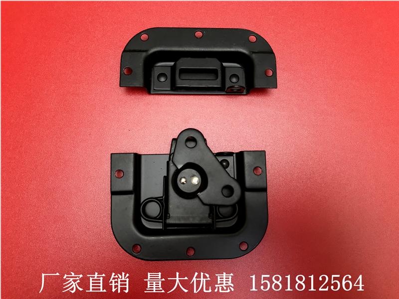 Air box audio cabinet accessories hardware material black butterfly lock with lock nose padlock to nose showcase lock