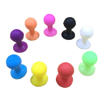 Kaiwang high-quality silicone color solid small suction ball height 45mm suction cup diameter 30mm strong suction in stock
