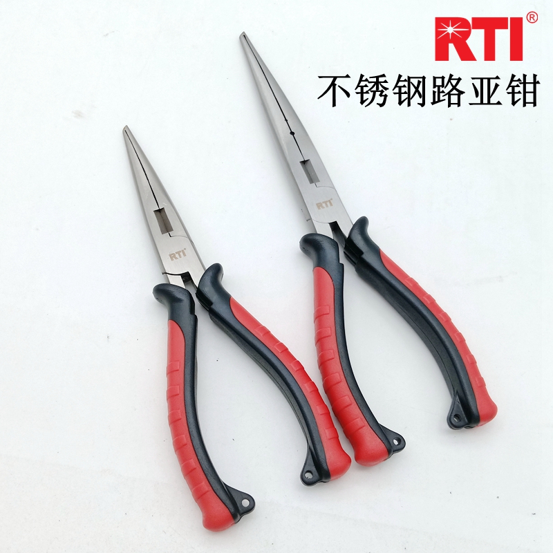 RTI sea fishing boat fishing stainless steel fishing gear pliers fishing pliers Luya pliers pick hook open loop cut hook steel wire pliers tool