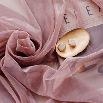 ins Wind Korean pink mercerized tulle net red room decorations pose Photo Photo Photo props beauty background cloth