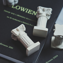 Greek pillar mini Candlestick ins Wind home room decorations pendulum photo photo props background ornaments