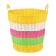 Dirty clothes basket dirty clothes storage basket thick tube plastic rattan dirty clothes basket laundry basket toy storage basket weaving