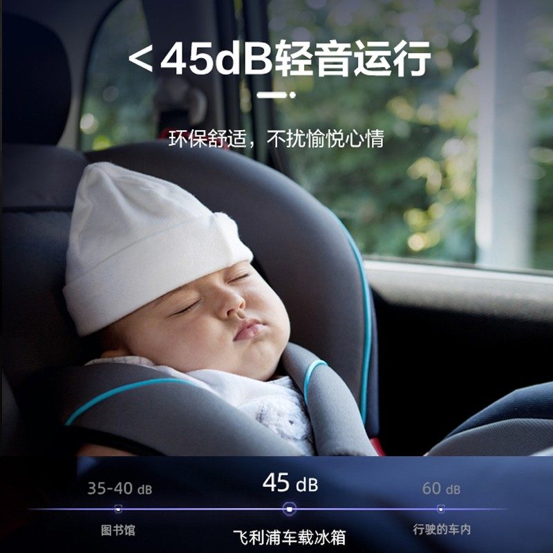 Philips Car Refrigerator Car Breast Milk Frozen Storage Self-Driving Travel Car Small Refrigerator Tb5101