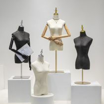 Womens table model clothing store half-length mannequin props suit dummy body table window display display stand model shelf