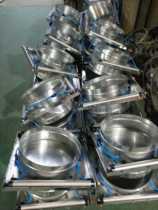 Special pneumatic valve for dust removal and ventilation pipe pneumatic flapper valve special double-cylinder pneumatic valve for wood factory