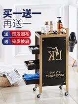 Barber shop cart ironing tool cart hairdressing tool cart hairdressing cart hairdressing trolley cabinet tool table bar car beauty