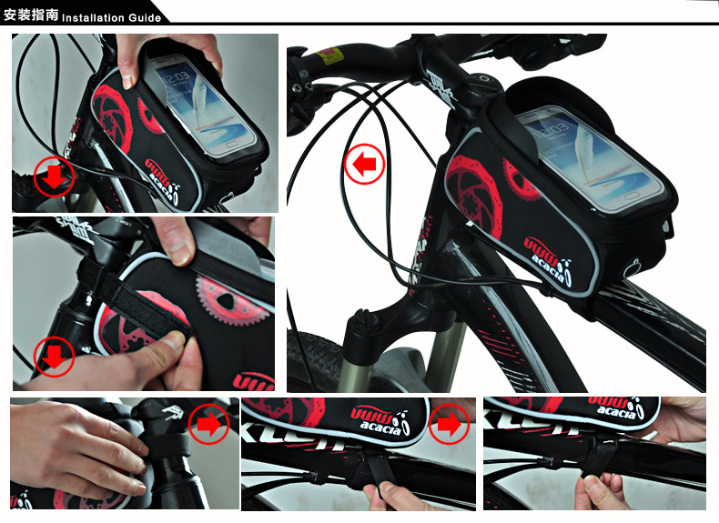 Sacoche pour vélo mixte - Ref 2219432 Image 34