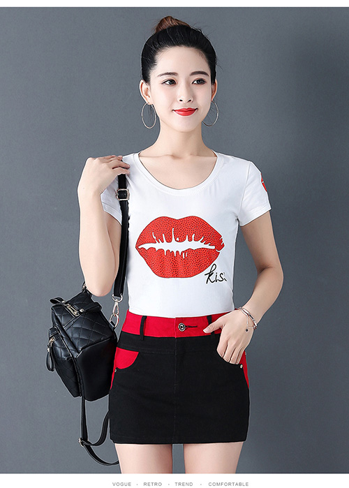 Quần short nữ mùa hè 2019 mới cao eo thon và mỏng giả hai ra mặc quần short thẳng hoang dã quần hot của Hàn Quốc - Quần short quần lửng nữ
