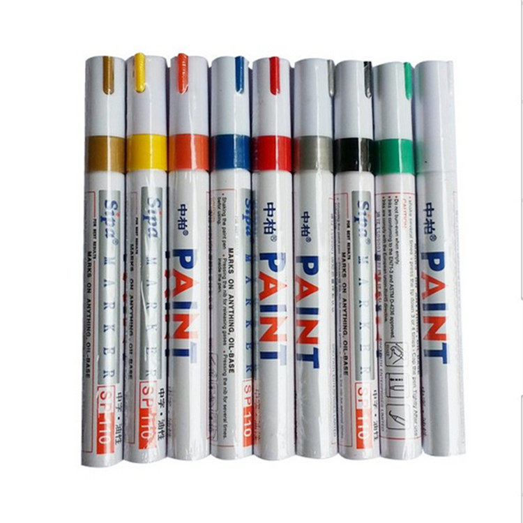 Paint Pen Wipe Angle Pen Photo Frame Material Fill Lacquered Pen Cross Embroidered Multi Color Oil Pen Photo Frame Paint Graffiti Pen