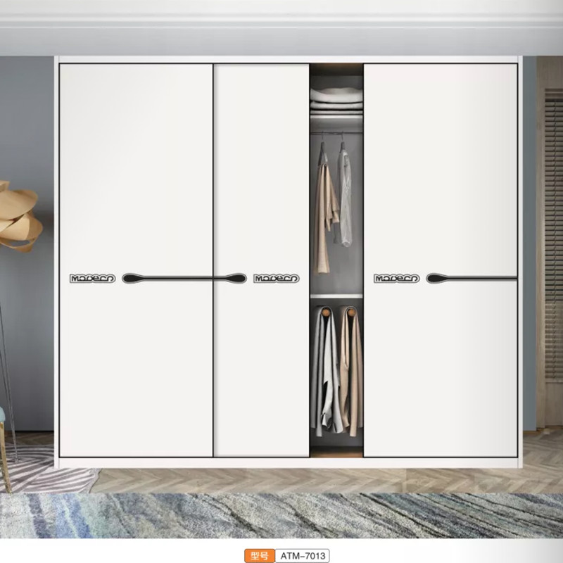 Wardrobe Ramen set to make 3D color engraving mobile door Custom solid wood plate wardrobe door booked as titanium magnesium alloy Ramen