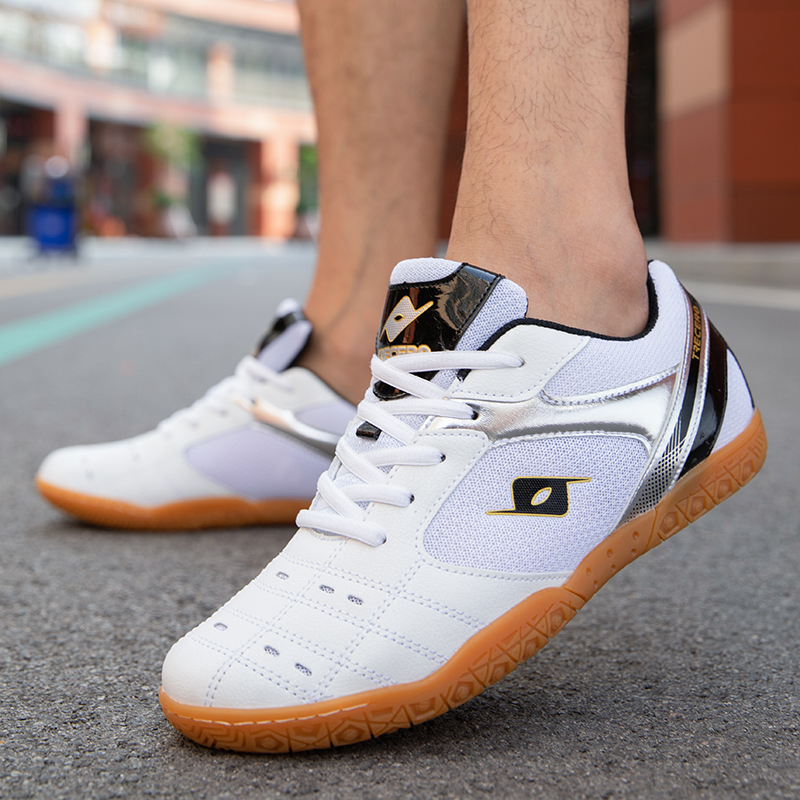 Professional table tennis shoes breathable men's shoes children and adolescents shock absorption non-slip beef tendon bottom table tennis training sports shoes