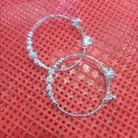 Ethnic minority Miao silver bracelet Miao silver jewelry bell bracelet ethnic style dance performance exaggerated bracelet