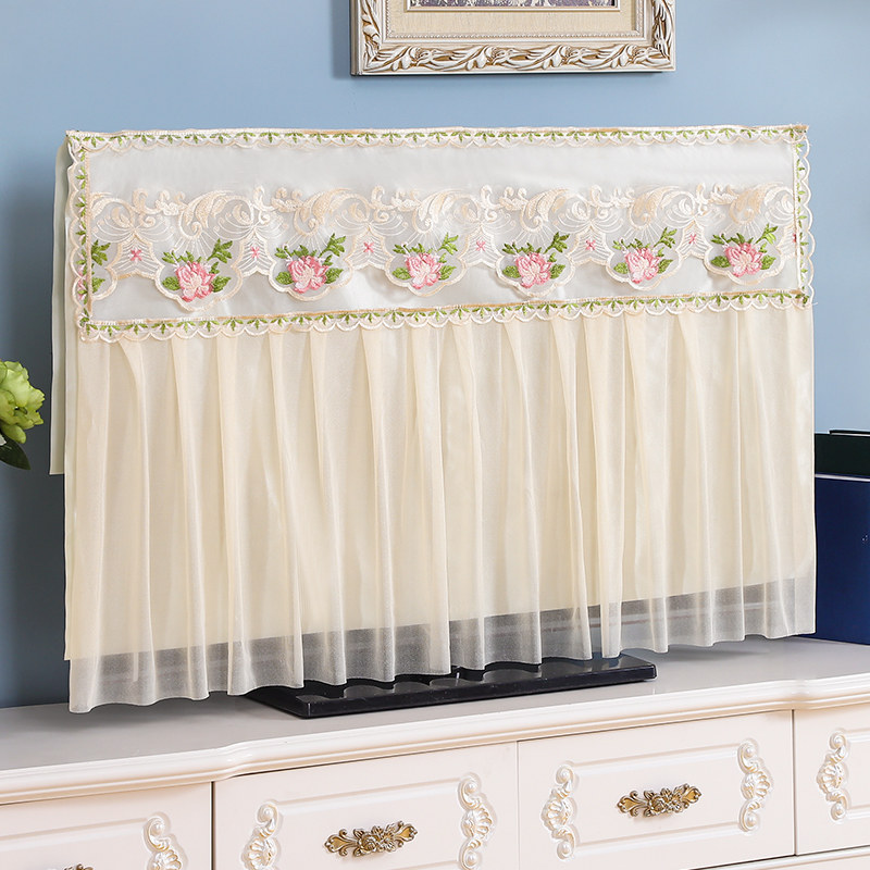 TV mask dust cover cover 43 inch 55 inch 50 inch 65 inch curved household mounted LCD TV cover cloth