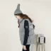 Mùa thu đông mới phiên bản Hàn Quốc của áo vest cotton nữ thời trang cổ áo ngắn cổ áo hoang dã mỏng kích thước lớn áo lụa dày