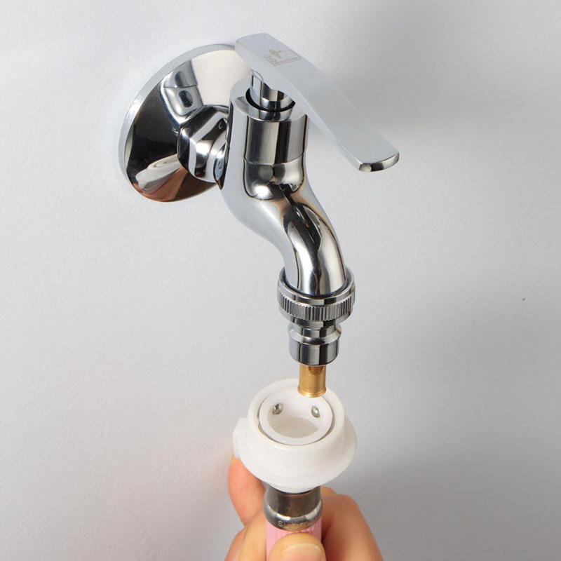 Diving boat fully automatic washing machine buckle type automatic water-stop connector 4-minute washing machine tap special joint