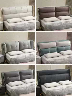 New technology cloth headboard soft bag floor double simple modern light luxury solid wood removable and washable bedside backrest board