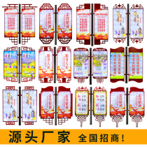 Lamppost Road Banner Outdoor Utility Poles to flag hanging light box Genesis Innovative City Road Lamppost Billboard with hoop rack