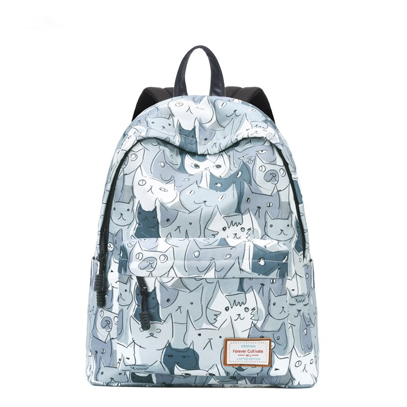 2022 new backpack female Korean version all-match junior high school student schoolbag fashion large-capacity leisure travel bag