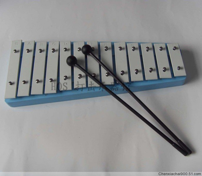 0336 bộ đồ chơi giáo dục mầm non bộ gõ Orff xylophone / đồ dùng dạy học cho phụ huynh / trẻ em bằng nhôm 13 tông - Đồ chơi nhạc cụ cho trẻ em đàn xylophone