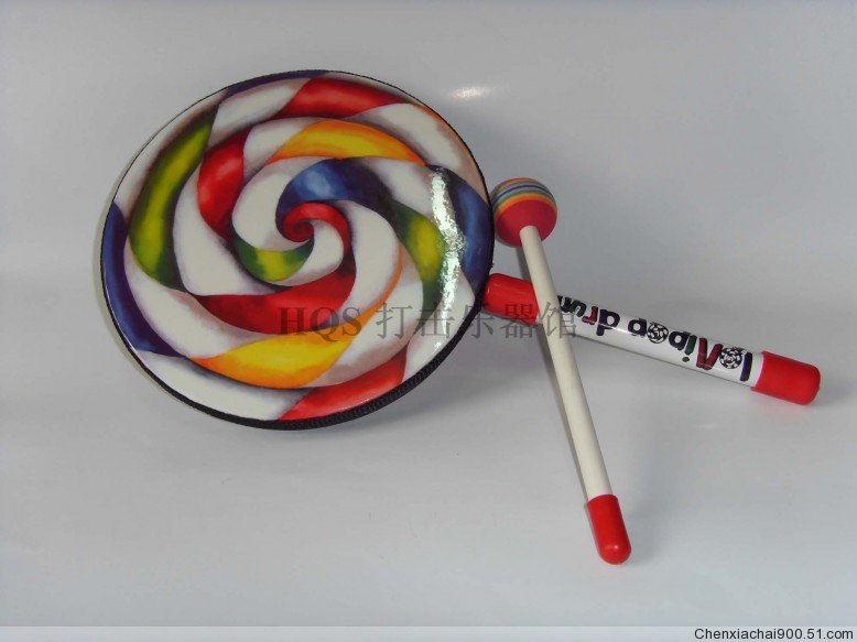 Dụng cụ Orff Dụng cụ bộ gõ Đồ chơi giáo dục mầm non Công cụ dạy học cho trẻ em Lollipop Drum Học sớm 0058 - Đồ chơi nhạc cụ cho trẻ em đàn piano cho bé 3 tuổi