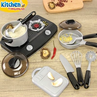 Детская семейная игрушка, реалистичный комплект, кухонная утварь, полный комплект