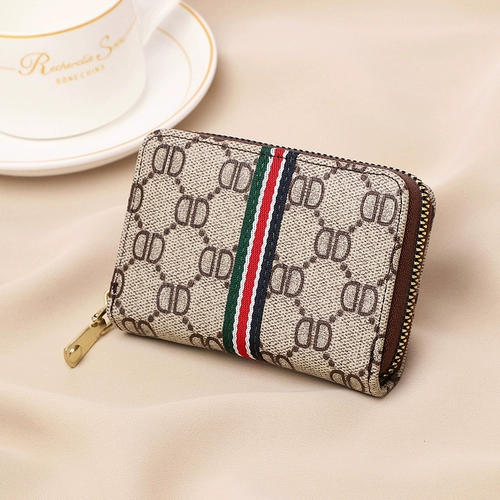 Картхолдер, антимагнитная ультратонкая короткая сумка через плечо, вместительный и большой бумажник с молнией, анти-кража