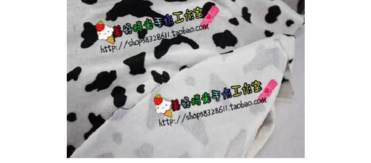 Vải siêu mềm ngắn sang trọng DIY handmade đệm gối phụ kiện da báo in hổ 50 × 50 cm vải cotton tàu
