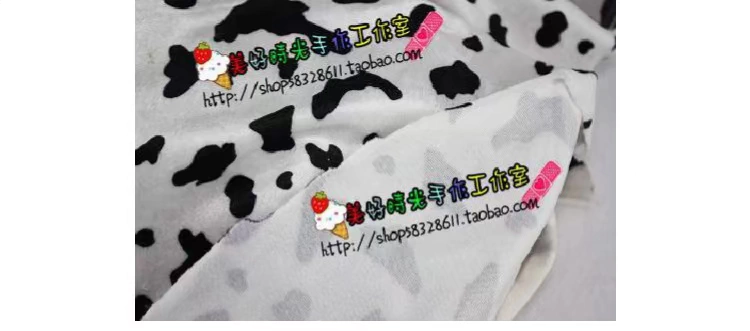 Vải siêu mềm ngắn sang trọng DIY handmade đệm gối phụ kiện da báo in hổ 50 × 50 cm vải nỉ cứng