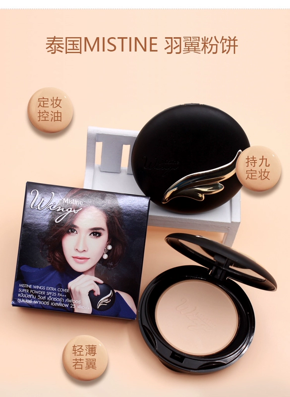 Dưới 100 nhân dân tệ sẽ đủ tốt Bột Thái Lan Mistine 10g kiểm soát dầu trang điểm chống thấm nước UV phấn phủ missha