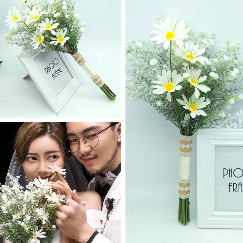 Han Style Hands to Wedding Bride Wedding Emulation Flower Wedding photography Photophoto Photo Props Brigade Filming Extras