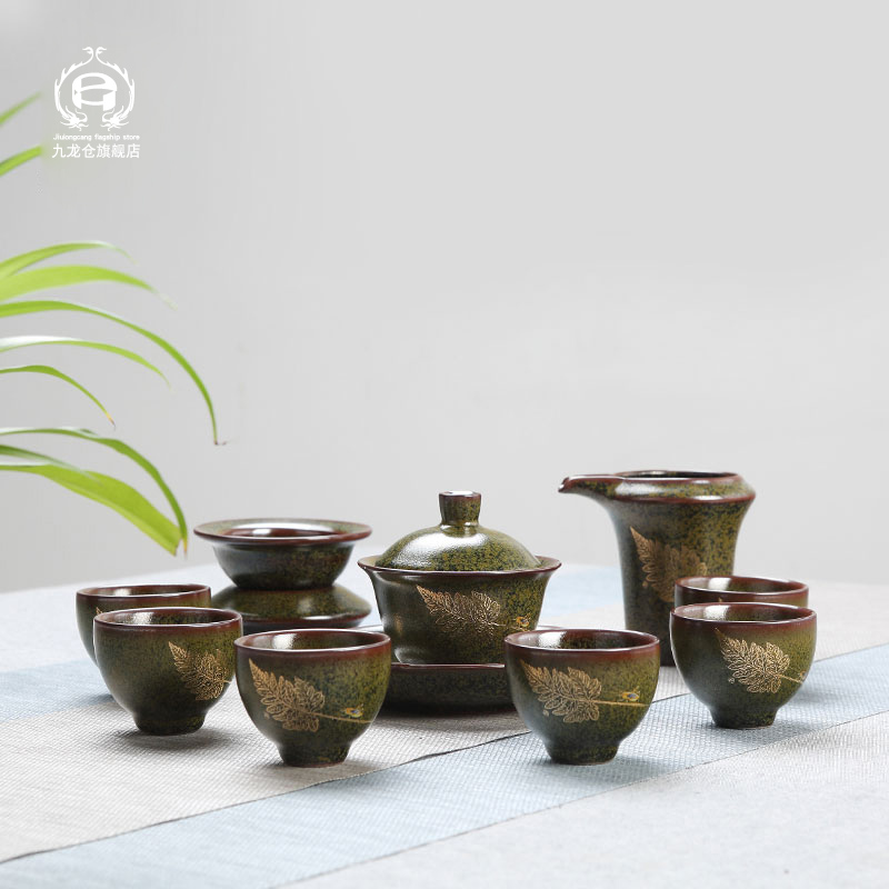 Jingdezhen tea set home at the end of the kung fu tea tea restoring ancient ways glair see colour master cup three tureen the teapot