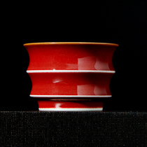 Jingdei Town Tianji Red Cup Ceramic Single Cup Personal Tea Cup Lady Kung Fu Tea Cup