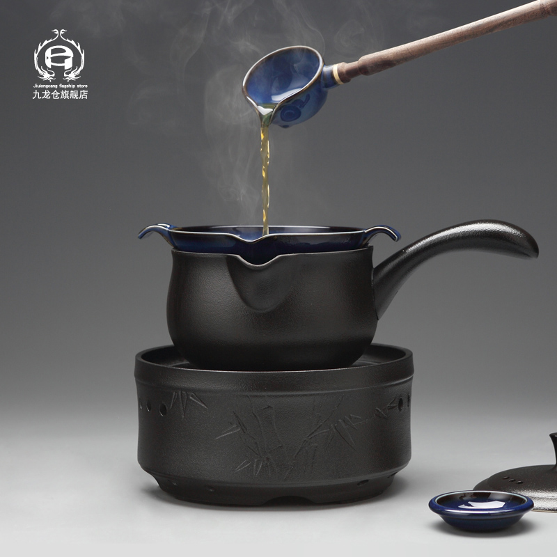 Jingdezhen electric TaoLu cooked this teapot set home tea steamer tea with frosted filter ceramic kung fu tea pot